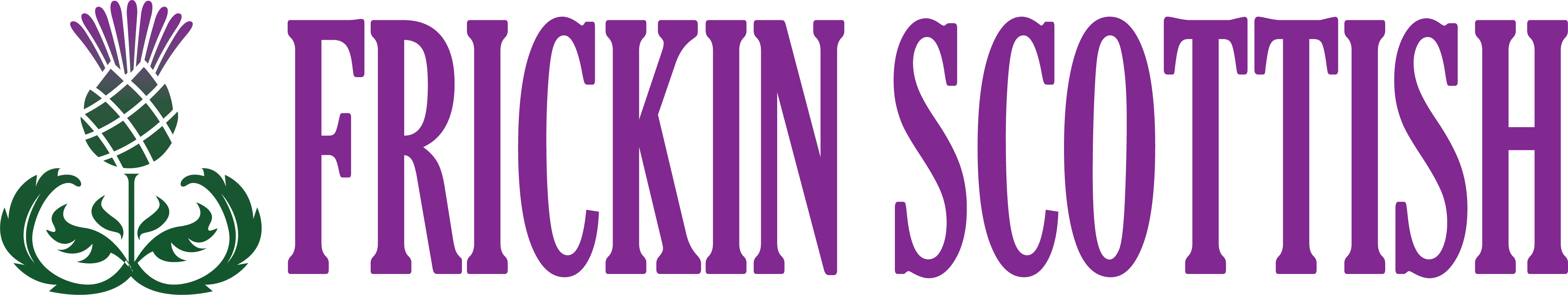 Frickin Scottish Logo - Horizontal